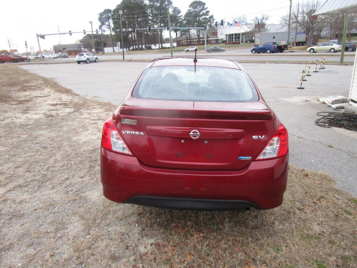 2016 Red Nissan Versa 1.6 S 5M (3N1CN7AP7GL) with an 1.6L L4 DOHC 16V engine, 5M transmission, located at 2553 Airline Blvd, Portsmouth, VA, 23701, (757) 488-8331, 36.813889, -76.357597 - Photo#6